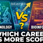 Biotech vs Bioinformatics: Discover how both fields shape Modern Science, their Career Impact. Define the future of Biology & Life Sciences.