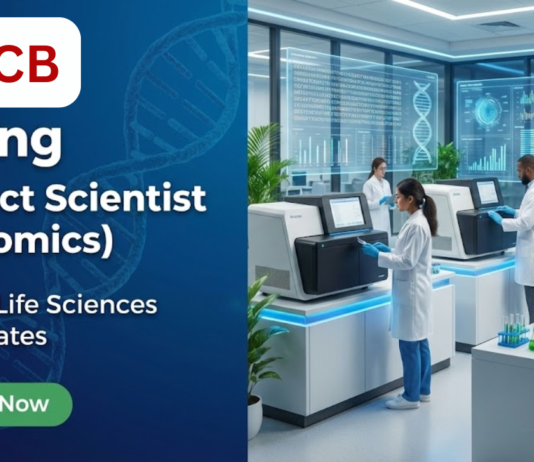 Scientist Job at RGCB. Life Sciences Candidates, Apply Now For Project Scientist Position. Experience in Genomics is required.