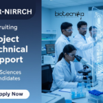 Life Sciences Jobs at NIRRCH.. Life Sciences Candidates, Apply Now For Project Technical Support Position.