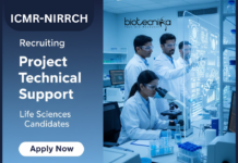 Life Sciences Jobs at NIRRCH.. Life Sciences Candidates, Apply Now For Project Technical Support Position.