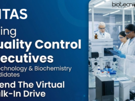 Quality Control Jobs at Intas Pharmaceuticals. Biotechnology & Biochemistry Candidates, Attend The Virtual Walk-In Drive.