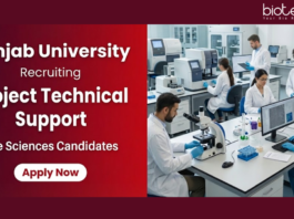 Life Sciences Job at Panjab University. Biophysics, Biochemistry, Microbiology, Biotechnology Candidates, Apply Now.