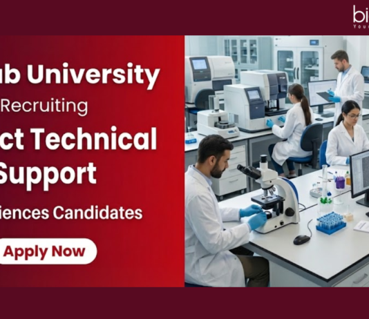 Life Sciences Job at Panjab University. Biophysics, Biochemistry, Microbiology, Biotechnology Candidates, Apply Now.