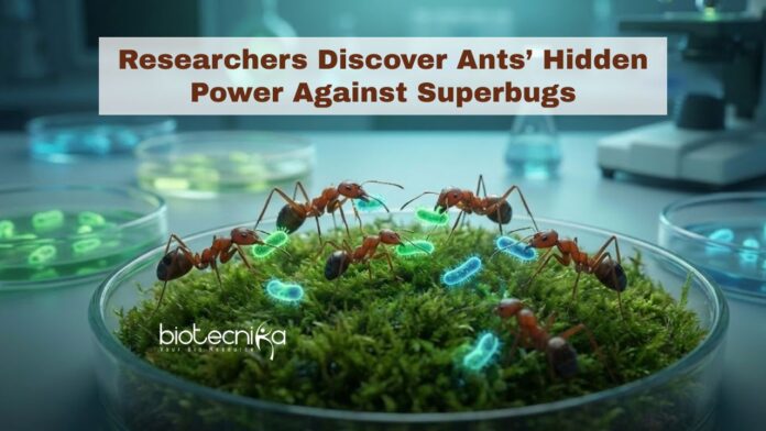 Researchers Discover Ants’ Hidden Power Against Superbugs Scientists Discover that Common Ants Produce Natural Chemicals that can Kill Superbugs, Offering Hope for New Ways to Fight Infections.