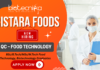 Food Technology Job at Ristara Foods | Quality Control Jobs Food Technology job at Ristara Foods for biotech professionals and quality control jobs in Bengaluru