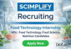 Food & Nutrition Intern – Food Technology Internship at Scimplify Food technology internship for life science students – Food & Nutrition Intern role