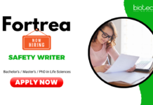 Fortrea Offering Jobs in Life Sciences – Apply Now for Safety Writer Role Jobs in Life Sciences | Fortrea Hiring a Safety Writer in Mumbai, Maharashtra | UG/ PG / PhD in Life Sciences Apply Now for Fortrea Career