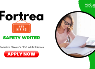 Fortrea Offering Jobs in Life Sciences – Apply Now for Safety Writer Role Jobs in Life Sciences | Fortrea Hiring a Safety Writer in Mumbai, Maharashtra | UG/ PG / PhD in Life Sciences Apply Now for Fortrea Career