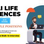 Biological Sciences Jobs at Sai Life Sciences | Walk-in Interview Walk-In Interview for Biological Sciences Jobs | Sai Life Sciences is Hiring MSc/ PhD Candidates- Register Now
