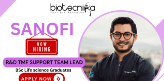 R&D TMF Support Team Lead job at Sanofi Hyderabad – Life science jobs and Sanofi careers