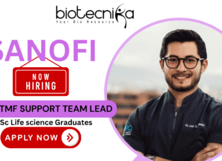 R&D TMF Support Team Lead job at Sanofi Hyderabad – Life science jobs and Sanofi careers