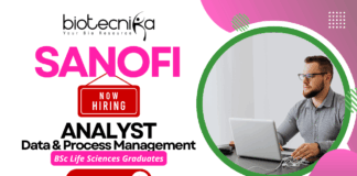 Sanofi careers data analyst jobs for life science jobs applicants