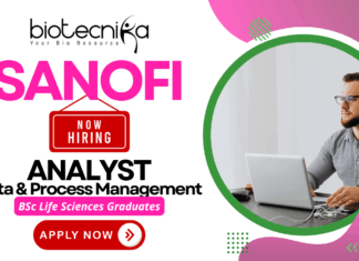 Data Analyst Jobs at Sanofi – Analyst Data & Process Management Role Sanofi careers data analyst jobs for life science jobs applicants