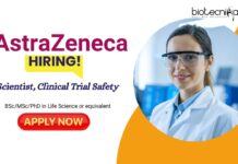 Scientist Jobs: AstraZeneca is Hiring Scientist, Clinical Trial Safety | Apply Now for Life Science Jobs | AstraZeneca Career