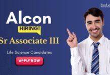 Life Science Jobs: Alcon is Hiring Sr Associate - Clinical Application Services & Support | Apply Now for Alcon Career