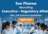 Regulatory affairs jobs at Sun Pharma for life science professionals in Baroda