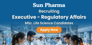 Regulatory Affairs Jobs at Sun Pharma for Life Science Graduates | Apply Now Regulatory affairs jobs at Sun Pharma for life science professionals in Baroda