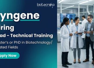Biotech Jobs at Syngene – Apply Now Explore Biotech Jobs at Syngene in Bengaluru. Senior Life Science Jobs focused on Technical Training, Leadership, and Biopharma excellence.