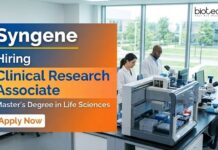 Clinical Research Associate Jobs at Syngene – Apply Now Apply for Clinical Research Associate jobs at Syngene. Explore Syngene career Opportunities for Master's Seeking Life Science Jobs.