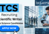 Scientific writer job at TCS for life science jobs and careers