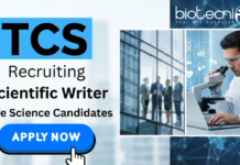 Scientific Writer Job at TCS | Life Science Jobs | Apply Now Scientific writer job at TCS for life science jobs and careers
