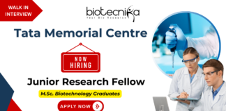 Junior Research Fellow Jobs at ACTREC | Walk-In Interview ACTREC junior research fellow jobs | biotech jobs | ACTREC jobs