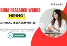 Technical Research Writer Jobs at Rudhra Research Works | Apply Now Technical Research Writer Jobs at Rudhra Research Works. Hiring in Mathura. Life Science Candidates Apply Now