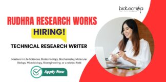 Technical Research Writer Jobs at Rudhra Research Works | Apply Now Technical Research Writer Jobs at Rudhra Research Works. Hiring in Mathura. Life Science Candidates Apply Now