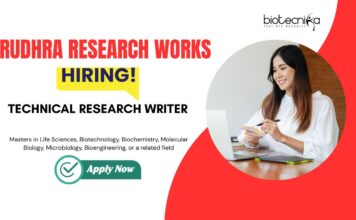 Technical Research Writer Jobs at Rudhra Research Works | Apply Now Technical Research Writer Jobs at Rudhra Research Works. Hiring in Mathura. Life Science Candidates Apply Now