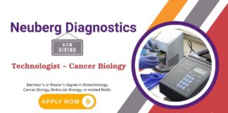 Technologist Jobs at Neuberg Diagnostics – Apply Now for Life Science Career Technologist Jobs at Neuberg Diagnostics. Hiring in Gujarat, Candidates from Biotechnology/ Related Fields Apply Now for Life Science Career