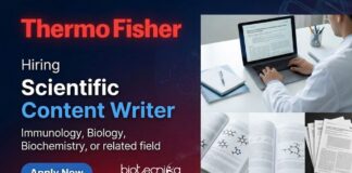 Biology Jobs at Thermo Fisher Scientific – Life Science Graduates Apply Now Explore Biology Jobs at Thermo Fisher Scientific as a Scientific Content Writer. Ideal Life Science Jobs for Graduates seeking Career Growth.