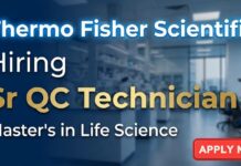 Life Science Jobs at Thermo Fisher – Apply Now Apply for Life Science Jobs at Thermo Fisher. Build a Strong Thermo Fisher Career as a Sr QC Technician and Grow Your Career in Life Science.