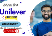 Biology Jobs at Unilever | CTI Scientist CTI Scientist / CTI Specialist biology jobs, R&D jobs, Unilever careers, sensory evaluation, oral care innovation
