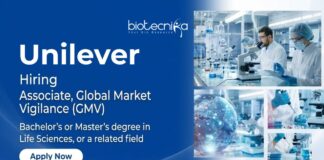 Unilever is Hiring Freshers – Apply Now for Life Science Jobs Apply for Life Science Jobs at Unilever as Associate Global Market Vigilance. Build a Unilever Career in Regulatory Affairs