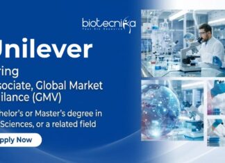 Unilever is Hiring Freshers – Apply Now for Life Science Jobs Apply for Life Science Jobs at Unilever as Associate Global Market Vigilance. Build a Unilever Career in Regulatory Affairs