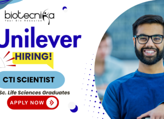 CTI Scientist / CTI Specialist biology jobs, R&D jobs, Unilever careers, sensory evaluation, oral care innovation