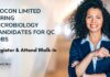 Biocon Limited Microbiology QC Jobs | Biocon Limited Jobs | Microbiology Jobs | QC Microbiology Jobs