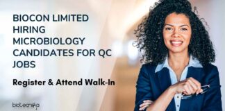 Biocon Limited Microbiology QC Jobs | Biocon Limited Jobs | Microbiology Jobs | QC Microbiology Jobs