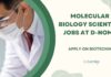 Molecular Biology Scientist Jobs at D-Nome, Apply on Biotecnika