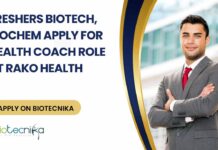 Health Coach Role at RAKO Health, Apply on Biotecnika