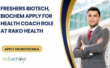 Health Coach Role at RAKO Health, Apply on Biotecnika