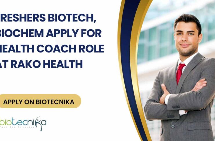 Health Coach Role at RAKO Health, Apply on Biotecnika