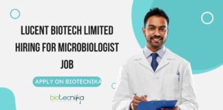 Microbiology Microbiologist Jobs at Lucent Biotech Limited, Apply on Biotecnika