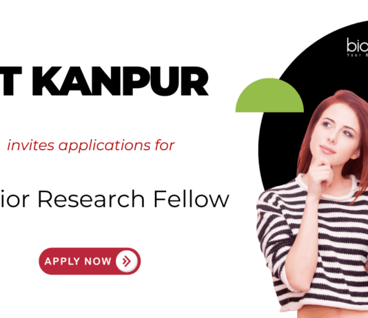 Junior Research Fellow Vacancy at IIT Kanpur. Focus on liquid Biopsy, Molecular Biology, and in-vivo models for Prostate Cancer. Apply Now