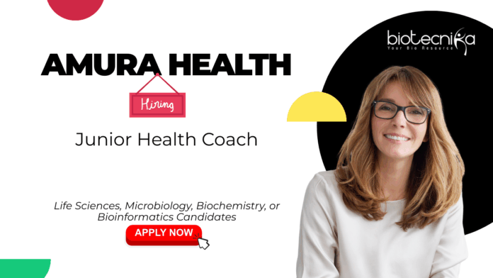 Health Coach Job at Amura Health. Microbiology, Biochemistry, Life Sciences & Biotechnology Candidates, Apply Now. Job in Chennai.