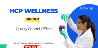 QC Jobs at HCP Wellness. Biotechnology and Microbiology Candidates, Apply Now For this Quality Control Officer Job. Apply Now