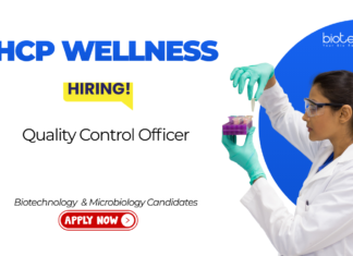 QC Jobs at HCP Wellness. Biotechnology and Microbiology Candidates, Apply Now For this Quality Control Officer Job. Apply Now