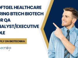 Biotech QA Analyst/Executive Jobs, Softgel Healthcare Jobs