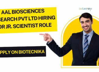 Toxicology Job Openings at AAL Biosciences Research Pvt Ltd