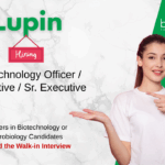 Biotechnology Jobs at Lupin. Microbiology & Biotechnology Candidates, Attend the Walk-in Interview. Job in Pune.
